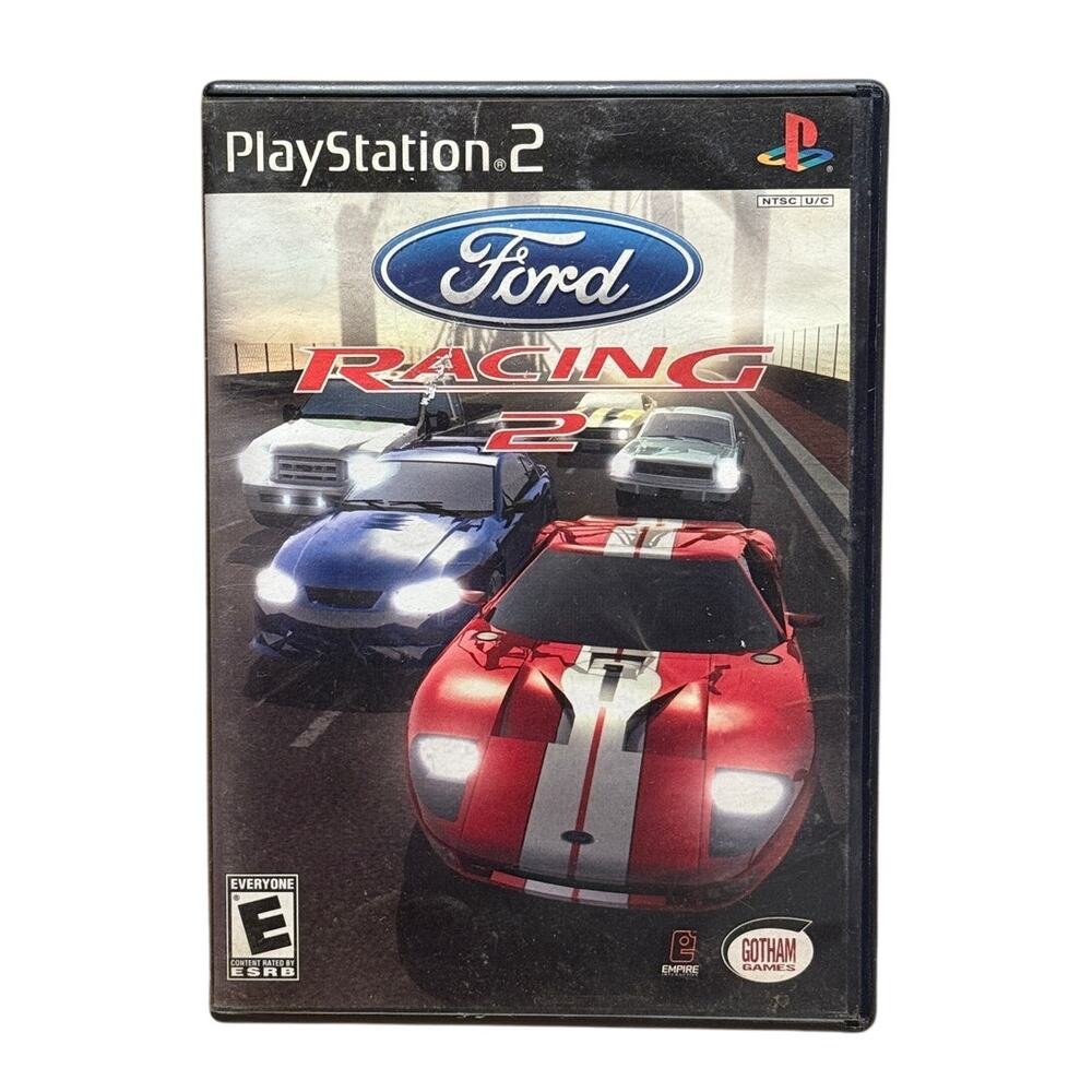 Ford Racing 2 (Sony PS2, 2003) Complete CIB w/ Manual Black Label Preowned